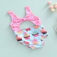 thumbnail image 3 of Maillots de Bain une Pièce pour Bébé Fille Biscuit/Cake Print Sans Manches, 3 of 8