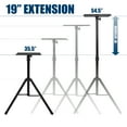 thumbnail image 2 of Mount-It! Projector Stand | Adjustable DJ Laptop Stand with Height and Tilt Adjustment | Black, 2 of 9