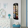 thumbnail image 3 of Bxaolu Hat Organizer Racks for Baseball Caps, Hat Holder Rack for Wall Door, 12 Pockets, Black, 3 of 6