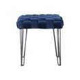 thumbnail image 6 of Linon Shadbury Square Stool Navy, 6 of 7