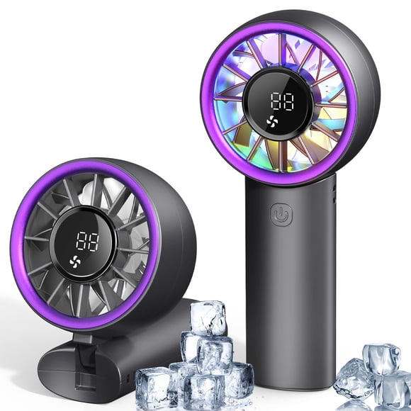 Turboventilador portátil JINLICTE 5000 mAh recargable con luz
