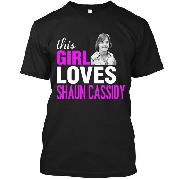 This Girl Loves Shaun Cassidy Music Fan Vintage Logo Tee Unisex T-Shirt up to size 5XL