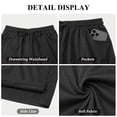 thumbnail image 4 of TEMOFON Womens Shorts Summer Wide Leg Athletic Shorts Casual Elastic Waist Drawstring Shorts with Pockets M, 4 of 8