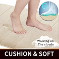 thumbnail image 2 of Listones De Baño Alfombra De Baño De Espuma Viscoelástica De Gran Tamaño, 50 X 80 Cm, Suave Y Cómoda, Súper Absorción De Agua, Antideslizante, Gruesa, Lavable A Máquina, Secado Más, 2 of 5