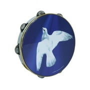 Rhythm Band Instruments TA9110-18 10 in. Dove Tambourine - 8 Pairs of Jingles