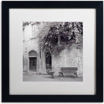 Trademark Fine Art "Liguria I" Canvas Art by Alan Blaustein, White Matte, Black Frame