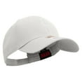 thumbnail image 5 of Silver Fishing Bait Icon Embroidered Low Profile Cap - White OSFM, 5 of 5