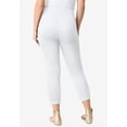 thumbnail image 2 of Roaman's Women's Plus Size Petite Plus Size Essential Stretch Capri Legging, 2 of 6