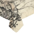thumbnail image 3 of BSDHOME Funny, Happy Giraffe Cotton Linen Tablecloth 52x70 inches Tablecover Desk Table Cloth For Dining Room, Tea Table, Picnics, Parties, 3 of 5