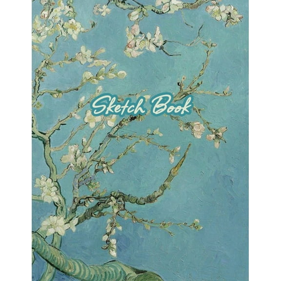 Sketch Book: Drawing Notebook for Sketching, Doodling, Writing, Art Journaling, A4 Sketchbook (Van Gogh Art Cover Vol.5), (Paperback)