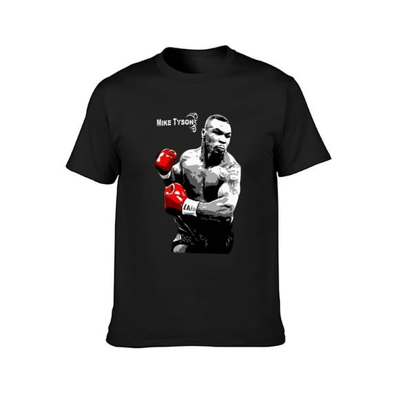Mike Tyson Men's T shirts Black S