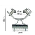 thumbnail image 1 of DPTALR Leg Pulley Proxy Hoist Pulley Suspension Round Flat Cable Steel Rope Angle Iron Off Pulley Pulley Assembly, 1 of 1
