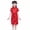 Red, variant on Teen Girls Chinese Qipao Dress Chinese New Year Embroidery Skirt Traditional 1anfu Tan1 Dress Chinese Ancient Outfit