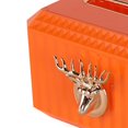 thumbnail image 4 of Paquete de 2 Cajas de Pañuelos Faciales de Lujo Sunnimix Organizador Rectangular Naranja Blanco, 4 of 8