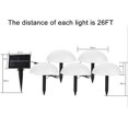 thumbnail image 2 of AVEKI Solar Ground Light IP65 Waterproof Solar Powered Lawn Light Led Landscape Light with 5 Round Light Bright In-ground Lighting for Yard Garden Patio Pathway Backyard Walkway (Warm Light) 0601M, 2 of 6