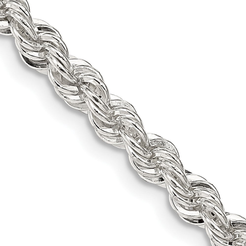 4.3mm Solid Rope Chain Necklace 30 inch 