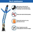 thumbnail image 7 of Greek Food Inflatable Tube Man Wacky Wavy Dancing Guy for Outdoor Decoration Advertising Business Promotion (Blower Not Included), 7 of 7