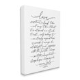 thumbnail image 3 of Stupell Industries Heartfelt Love Is Quote Classy Cursive Typography Graphic Art Gallery Wrapped Canvas Print Wall Art, Design by Lettered and Lined, 3 of 5