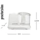 thumbnail image 2 of Procesador de Alimentos Proctor Silex 1.5 Tazas Compacto Blanco | Picadora Eléctrica con Cuchillas de Acero Inoxidable, 2 of 8