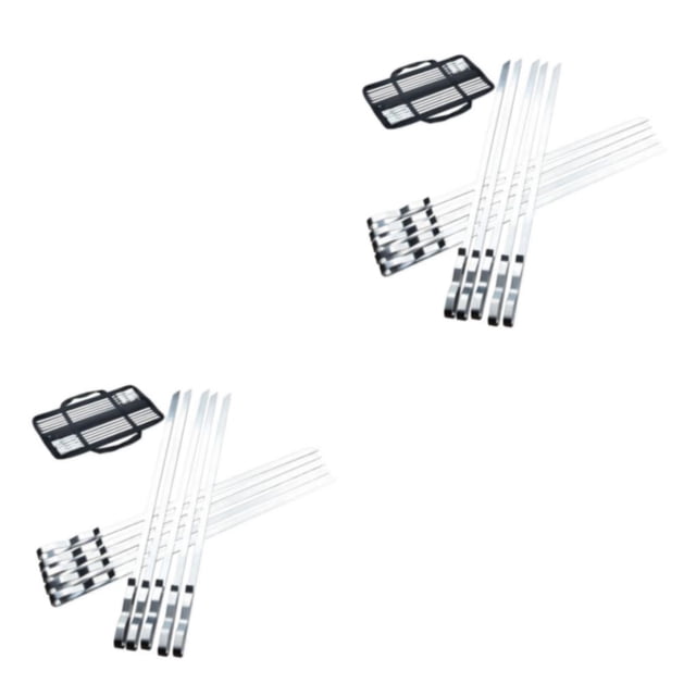 relayinert Acier Inoxydable 10x Brochettes de Kebab pour Repas Grillés Délicieux Type1 2ensemble