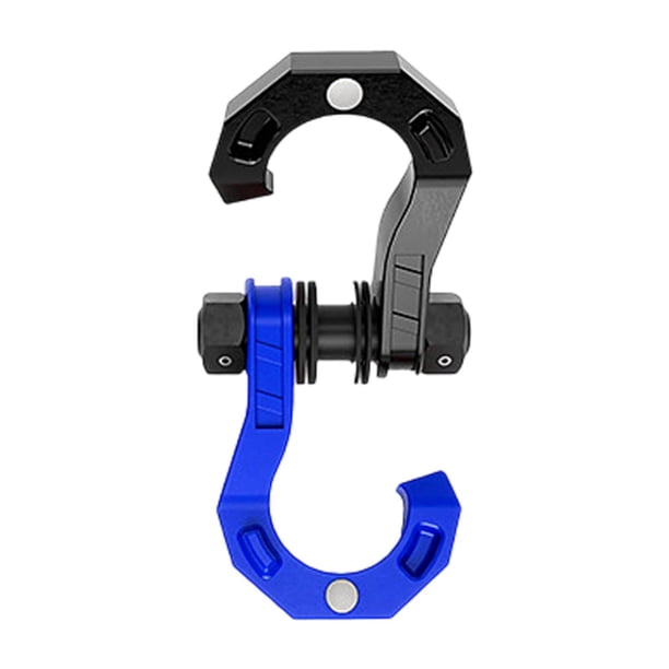 Grillete de cabrestante de remolque Colamx acero al carbono Anillo en D Negro azul