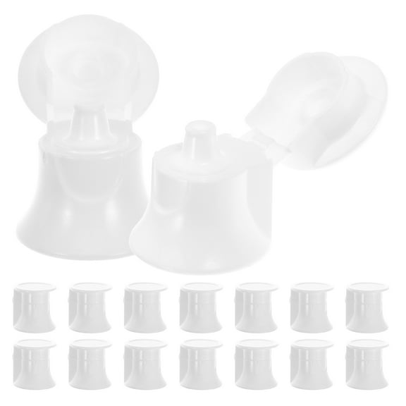 50pcs White Toothpaste Tube Caps with Pump Dispenser Topper, Screw-On Toothpaste Squeezer Lid for Easy Dispensing