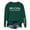 Black, variant on Ediodpoh Women's Sweatshirts Letter Print Pullover Round Neck Top for Fall and Winter Casual Comfortable Sweatshirt Beige XXL