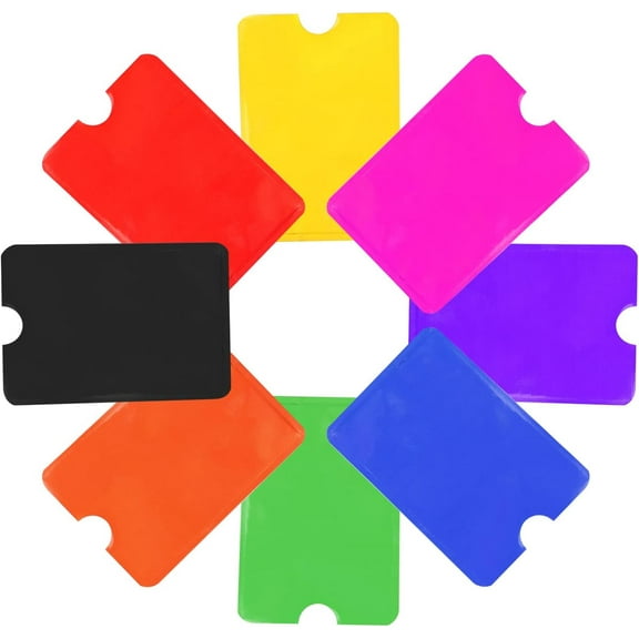 8 Pack RFID Blocking Sleeves Set for ID Cards, Anti-Theft Anti-degaussing NFC Contactless Credit Bank Debit Cards Protector