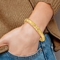 thumbnail image 4 of 14k Yellow Gold 7.90mm Hinged Bangle Bracelet, 4 of 8