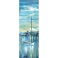 thumbnail image 3 of Nan 7x14 Black Modern Framed Museum Art Print Titled - Evening Bay I, 3 of 5