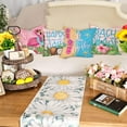 thumbnail image 5 of Summer Pillow Covers 18x18 Inch Set of 4 Flamingo Beach Happy and Salty Pillows Decorative Throw Pillows Summer Decorations Farmhouse Decor Cushion Case for Sofa Couch, 5 of 5