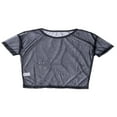 thumbnail image 3 of Femmes Transparentes Casual Crop Tops Manches Courtes T-Shirt Blouse Tops, 3 of 5