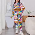 thumbnail image 5 of Bob's Burgers 2 Piece Outfits Hoodie Sweatsuits Set Sweatpants Long Sleeve Sweatshirt Matching Joggers Tracksuit Sets, 5 of 7