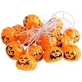 thumbnail image 1 of Halloween Pumpkin Lantern String Pumpkin Lantern Decorations Prop String Lights Scene Layout Decorative Ornaments Warm White Battery Typeplug Type 4m16LED Halloween String Lights, 1 of 6