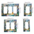 thumbnail image 2 of Yayeee Rocker Switch Wall Plate 1-Gang 4.6"x2.9" Home Decorative Outlet Cover, Colorful Leaves, 2 of 6