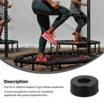 thumbnail image 4 of Niceauty 4Pcs Round Rubber Bumpers Fitness Equipment Pads Black Cushions for Gym Stability, 4 of 5