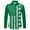 B-Green, variant on Shirts for Men Saint Patrick's Day Digital Print Long Sleeve Button Lapel Mens Casual Top