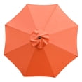 thumbnail image 1 of Paraguas Sunnyglade, toldo de repuesto de 9 pies, 8 varillas, color naranja, 1 of 6