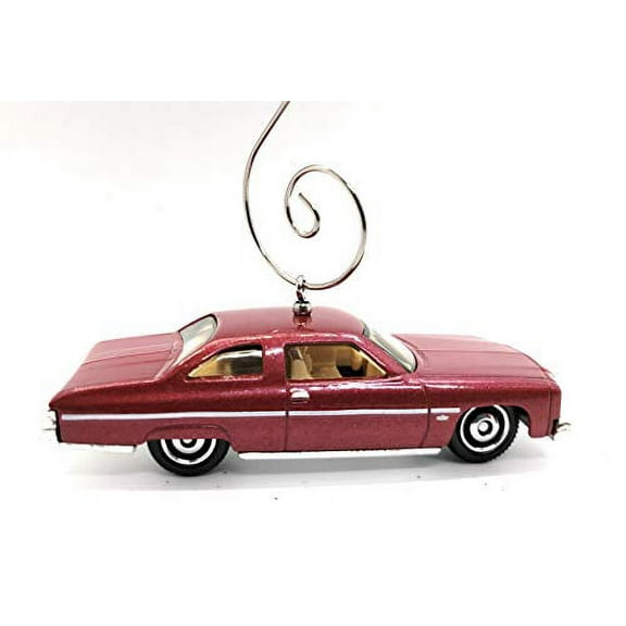 1975 Chevy Caprice Car Custom Christmas Ornament 1:64 Diecast Red