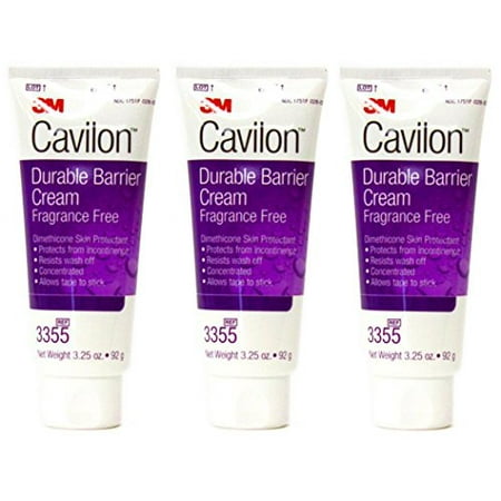 Cavilon Durable Barrier Cream - 3M Cavilon Durable Barrier Cream - Fragrance Free - 3.25 ounces (92g) Tube - Pack of 3