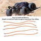 thumbnail image 4 of Cuerda De Nailon Para Techo De Coche RC, 20cm Con Ganchos Para Modificación De Coches Modelo 1/8 1/10, 4 of 7