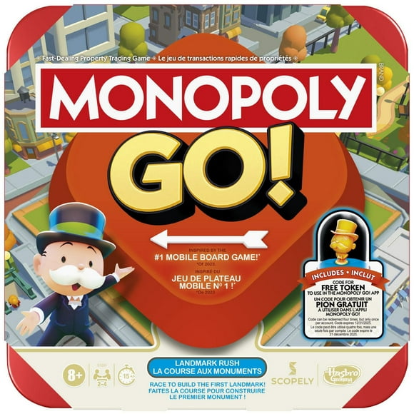 Monopoly GO! Board Game, Ages 8 and up