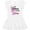 AA-White, variant on Inktastic My Mom is My Hero Breast Cancer Awareness Girls Toddler Dress