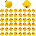 thumbnail image 1 of 50 piezas de juguetes para jugar en el agua, pequeños patitos amarillos con sonido de llamada., 1 of 3