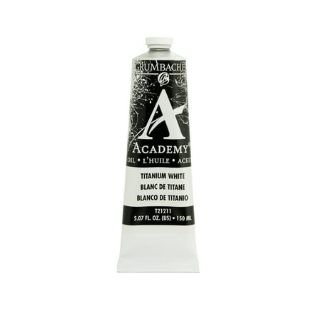 UPC: 0014173354013 | Grumbacher Academy Oil Color  150ml Tube  Titanium White