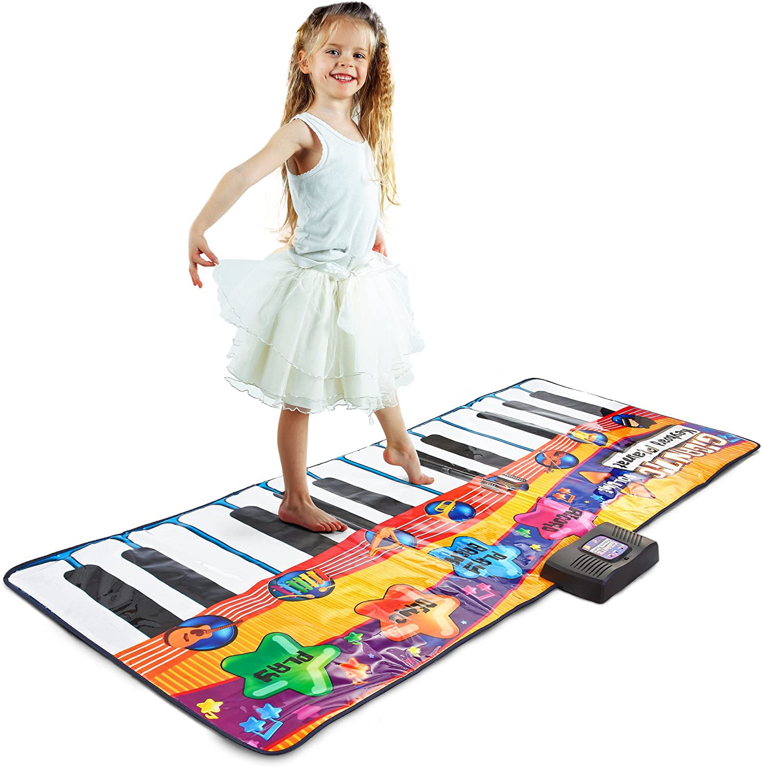 Playback Demo Joyin Toy 71 Gigantic Keyboard Playmat Piano Play Mat Kids Electronic Music Playmat Colorful Dance Mat-24 Keys with Record Mode Joyin Inc Adjustable Vol Play