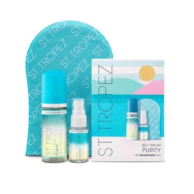 Minikit Self Tanner St. Tropez Purity con espuma bronceadora, 100 ml