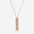 thumbnail image 1 of Delicado Collar con Colgante de Estrella de Circonita para Mujer | Cadena de Cobre Ajustable de 50 Cm | Elegante Joya para Regalo de Cumpleaños | Romántico Mensaje de "Te Amo" para Ella, 1 of 5