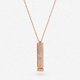 thumbnail image 1 of Delicado Collar con Colgante de Estrella de Circonita para Mujer | Cadena de Cobre Ajustable de 50 Cm | Elegante Joya para Regalo de Cumpleaños | Romántico Mensaje de "Te Amo" para Ella, 1 of 5