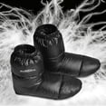 thumbnail image 3 of Duck Down Slippers Shoes Booties Footwear Camping Feet Cover Warmer, Non-slip - Black 28cm, 3 of 10